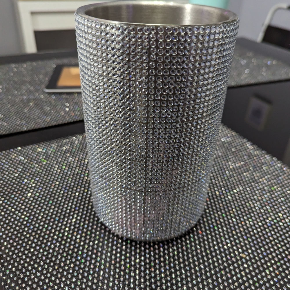 Beautiful Rhinestone Studded Wine Chiller